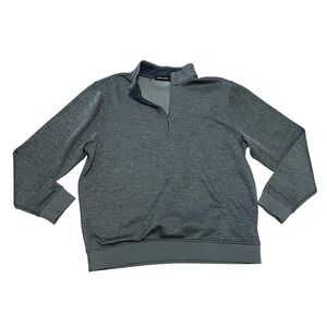 Under Armour ColdGear Men's XL Quarter Zip Pullover Heather Grey Loose‎ Fit